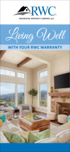 Brochure for Residential Warranty Company's standard warranty for new homes