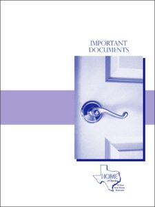 HOME important documents folder