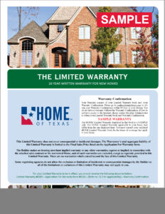 Home of TX 10 Year Written Warranty