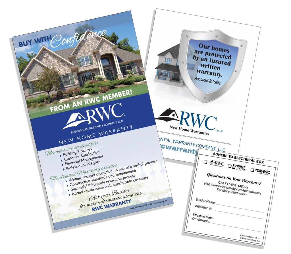 RWC marketing materials Warranty signs