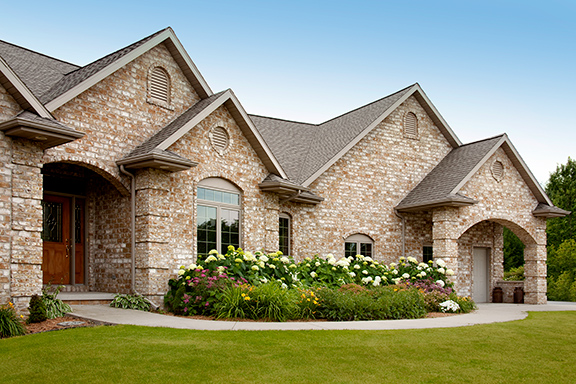 luxury brick home