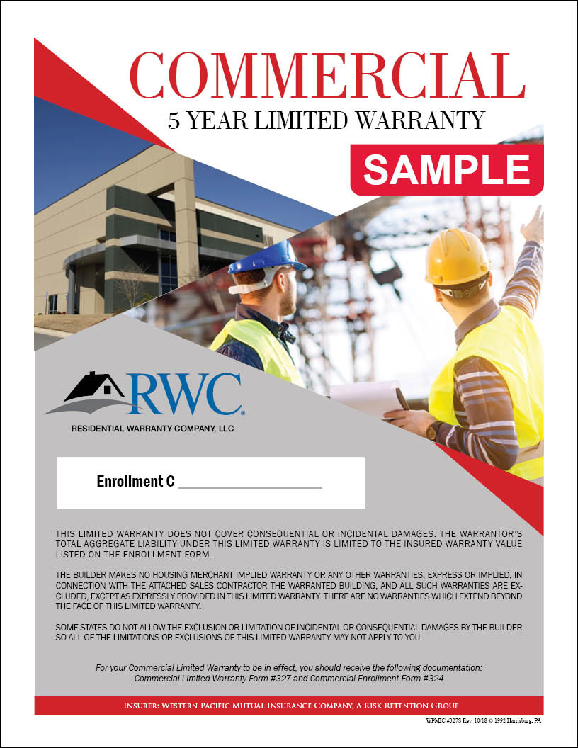 RWC Marketing Warranty Books RWC Warranty
