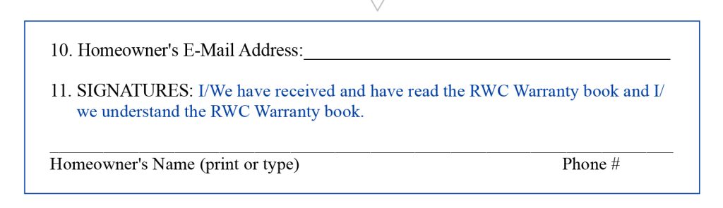 confirm warranty online at RWC warranty express