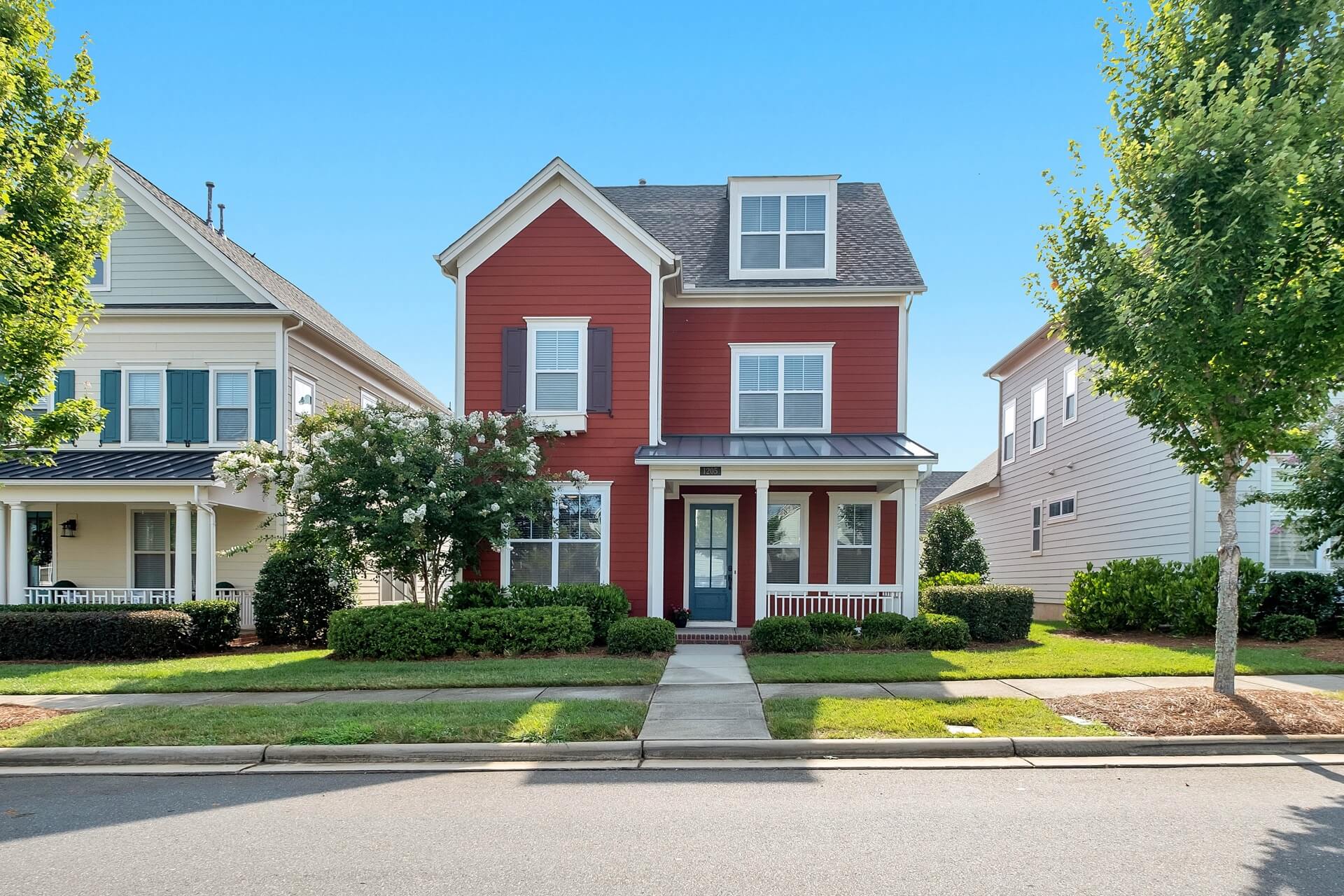 A newly mortgaged home